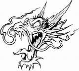 Dragon Drawing Line Chinese Drawings Face Screaming Dragons Pencil Tattoo Designs Easy Clipart Getdrawings Cliparts Head Computer Use Clipartbest sketch template