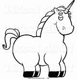 Unicorn Fat Coloring Pages Clip Getdrawings Vector sketch template