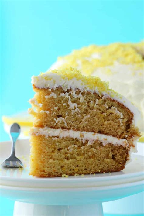 vegan lemon cake spongey  layer dream cake loving  vegan