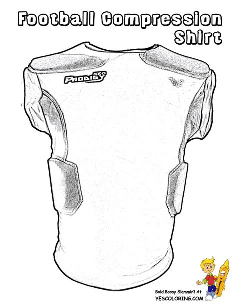 football shirt coloring  yescoloring football coloring pages