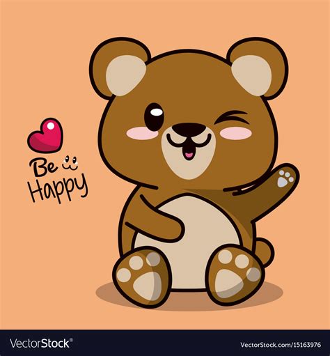 kawaii cute teddy bear anime