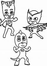 Pj Masks Coloring Pages Catboy Mask Printable Halloween Disney Superhero Color Owlette Gecko Print Getcolorings Colour Getdrawings Gekko Colorings sketch template