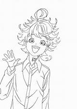 Coloring Pages Neverland Promised Anime Printable sketch template