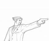 Phoenix Wright Speaker Attorney Ace Justice Apollo Coloring Pages sketch template