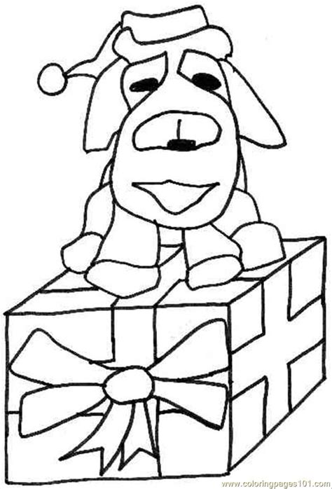christmas dog colouring pages page  coloring home