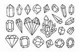 Crystals Drawing Sketch Gems Illustrations Illustration Gem Diamond Doodle Crystal Outline Diamonds Bullet Thehungryjpeg Pages Redchocolate Drawings Journal Creativemarket Choose sketch template