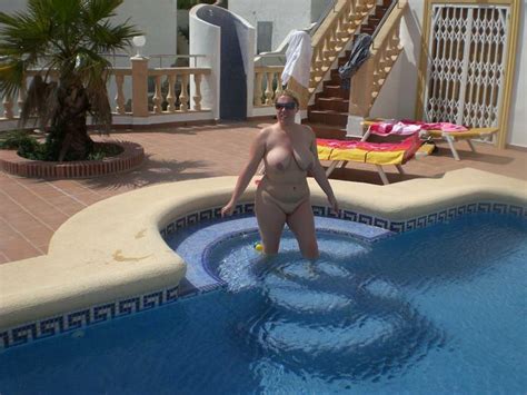 milf barby from united kingdom barby gets hot by the pool youx xxx