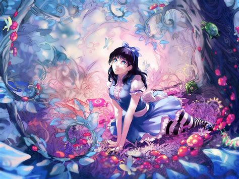 girl fairy forest anime design hd wallpaper   wallpapercom