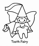 Teeth Brushing Tooth Fairy Clipart Coloring Pages Library Draw Easy sketch template