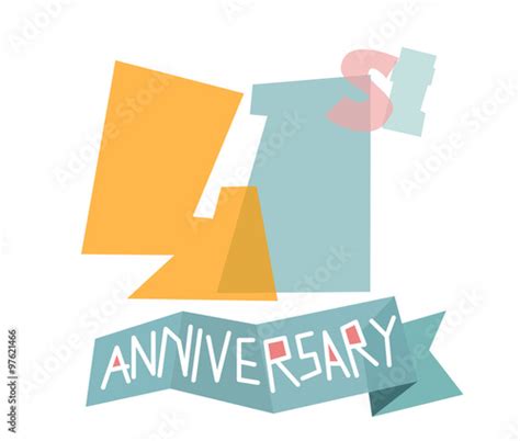 happy st anniversary stock image  royalty  vector files