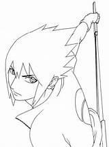 Coloring Sasuke Pages Naruto Printable Anime Popular sketch template