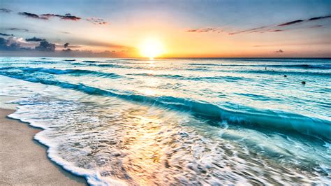 fondos de pantalla mexico mar costa playa olas puesta del sol  uhd  imagen