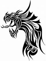 Tribal Dragon Tattoo Tattoos Designs Dragons Deviantart Morgenland Head Drawings Traditional Sticker Tribales Sailor Meanings Inspiration Graphic Welsh Symbol Their sketch template