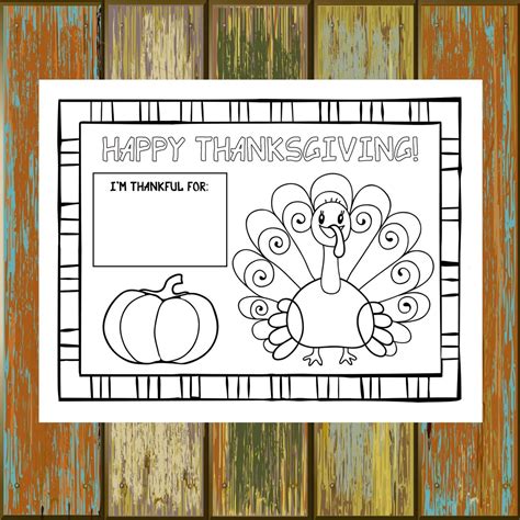 printable thanksgiving placemats web   printable