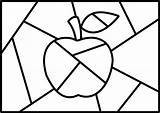 Romero Britto Obras Brito Colorare Cubista Sheets Apfel Manzana Projetos Mosaico Rosto Educação Quilt Mela Pintar Herbst Maçã Coloriage Mondrian sketch template