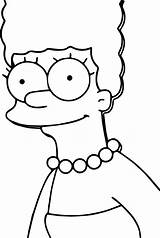 Simpsons Coloring Pages Marge Simpson Para Desenho Wecoloringpage Desenhos Colorir Pintar Awesome Desenhar Easy Dos Drawings Cartoon Em Cute Birijus sketch template