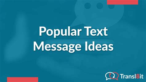 popular text message ideas