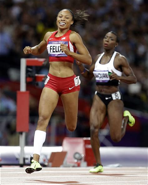 Hot Olympic Girls Allyson Felix Usa Track And Field Gold Medalist