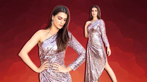 Luka Chuppi Promotions Kriti Sanon Shimmers In A Beautiful Lilac