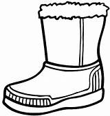 Boots Boot Snow Coloring Winter Pages Drawing Kids Clipart Hiver Shoes Rain Coloriage Clothes Shoe Clip Cowboy Getdrawings Colorier Kleidung sketch template