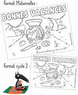 Vacances Coloriage Bonnes Loup Magique Maternelle Colorier Juin Activités école Validees Eklablog Lire Coloriages sketch template