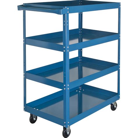 Kleton Shelf Carts 4 Tiers 18 W X 48 H X 30 D 900 Lbs Capacity