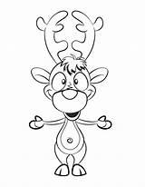 Reindeer Rentier Acesso Malvorlagen Elisabete Popular sketch template