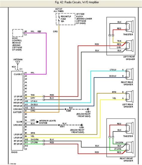 silverado stereo wiring diagram  wiring collection
