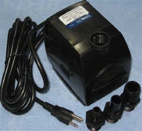 fountain tech gph  submersible streampondfountain pump ft  ft