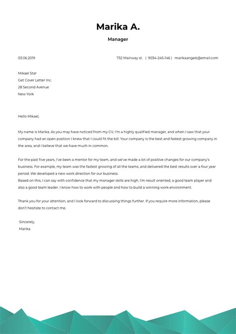 communications specialist cover letter sample template