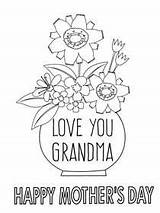 Mothers Grandma Gotfreecards sketch template