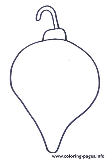 christmas light bulb coloring page printable