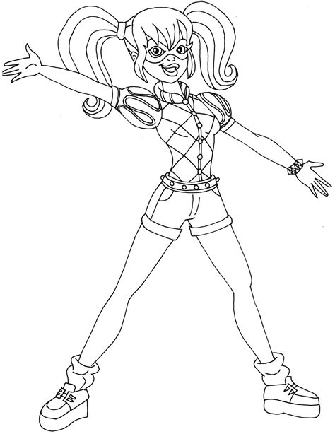 harley quinn coloring pages  printable coloring