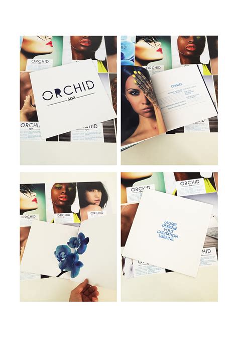 orchid spa  behance