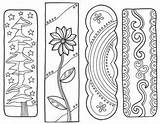 Coloring Pages Bookmarks Printable Color Printables Book Adult Classroomdoodles Bookmark Doodles Kids Make Reading Doodle Classroom Diy Cute Fun Colouring sketch template