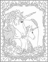 Unicorn Coloring Pages Adults Hard Unicorns Book Adult Colouring Printable Dover Haven Creative Color Books Publications Sheets Kids Welcome Cute sketch template