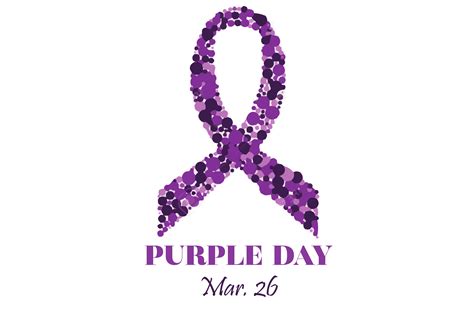 meaning  purple ribbon  understandable  symbolization