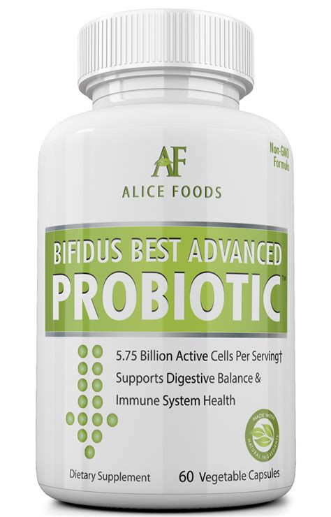bifidus  advanced probiotic  day supply alice foods