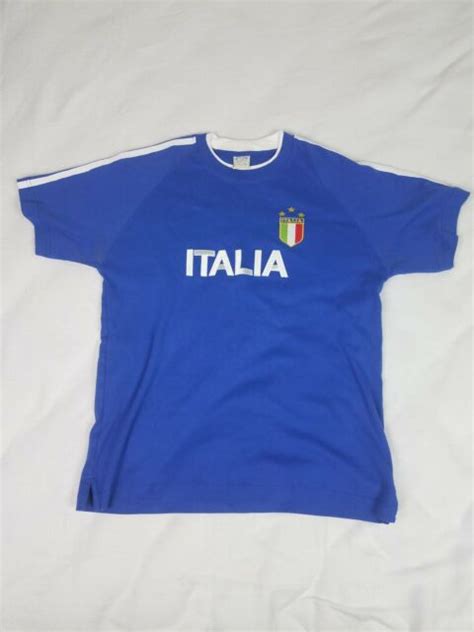 mens fm italy blue italia shirt size xl ebay