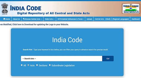 indiacode launched  increase access  laws feedback sought