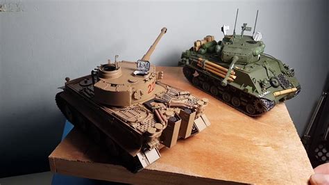 M4a3e8 Sherman Fury Vs Pz Kpfw Vi Tiger Ausf E Tiger I Italeri