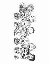 Peanuts Gang Coloring Snoopy Pages Charlie Brown Christmas Characters Peanut Webpage Fifth Grade Clip Gif Colouring Friends Valentine Choose Board sketch template