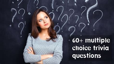 60 multiple choice trivia questions and answer trivia questions and