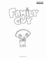 Guy Stewie Family Coloring Griffin Drawing Sheet Fun Paintingvalley sketch template