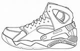 Coloring Shoes Jordan Shoe Pages Air Drawing Template Nike Jordans Outlines Sneaker Curry Tennis Outline Blank Colouring Steph Huarache Sheets sketch template