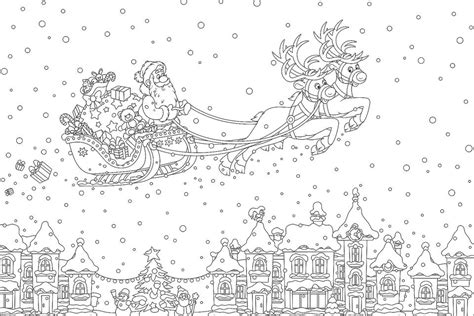christmas coloring pages  kids adults fun  printable