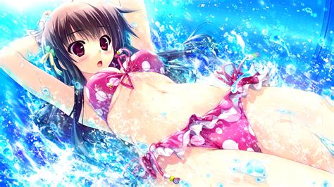 Fondos De Pantalla Ilustración Anime Chicas Anime Bikini 2560x1440