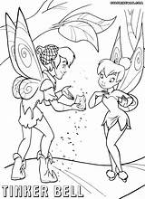 Coloring Pages Friends Tinker Bell Coloringway sketch template