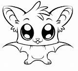 Halloween Coloring Pages Cute Kids Printable Bat Baby sketch template
