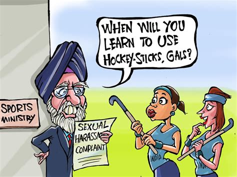 world of an indian cartoonist sex scandal in indian women s hockey